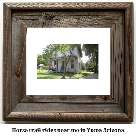 horse trail rides near me in Yuma, Arizona